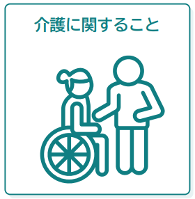 ケアマネジャーに相談できることとして、「介護に関すること」を説明しています。